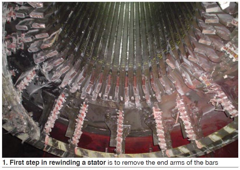 first-step-in-rewinding-a-stator