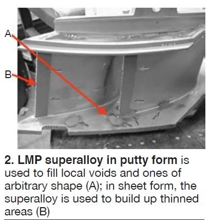 LMP-superalloy-in-putty-form